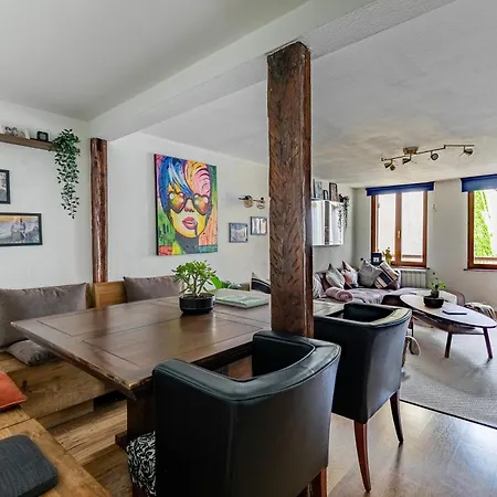 * Loft 3 Pieces/calme, Equipe @ Centre Apartamento *